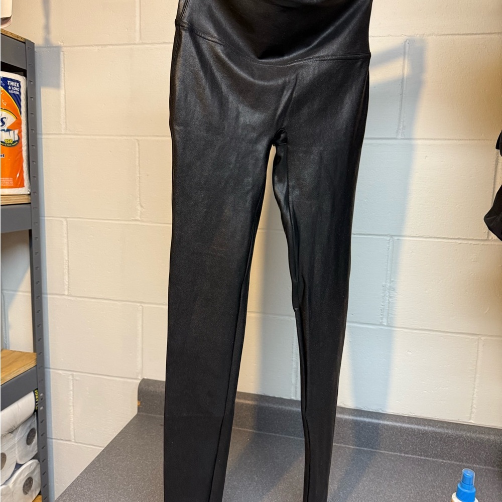 SPANX Faux Leather Leggings